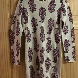 Floral Paisley Sweater Dress